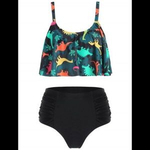 Dinosaur theme bathing suit brand new